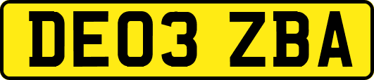 DE03ZBA