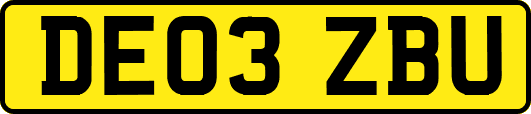 DE03ZBU