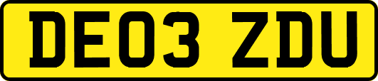 DE03ZDU