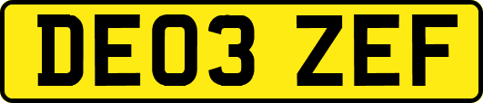 DE03ZEF