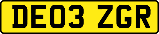 DE03ZGR