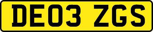 DE03ZGS