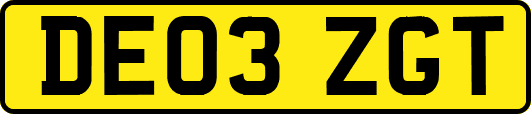DE03ZGT