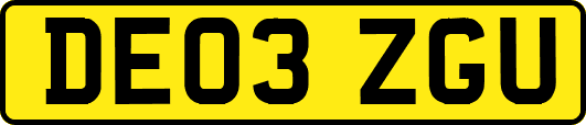 DE03ZGU