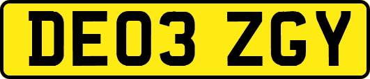 DE03ZGY