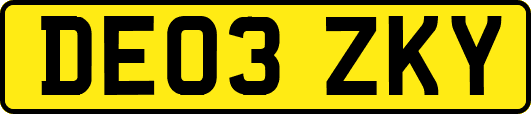 DE03ZKY