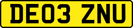 DE03ZNU