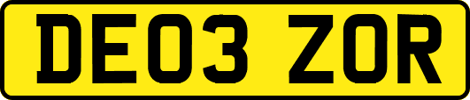 DE03ZOR