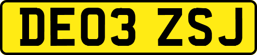 DE03ZSJ