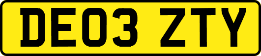 DE03ZTY