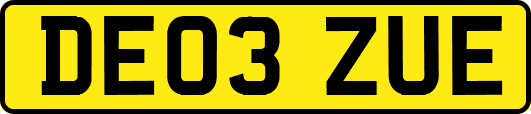 DE03ZUE
