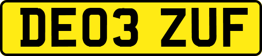 DE03ZUF