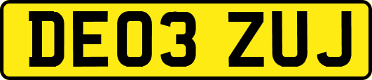 DE03ZUJ