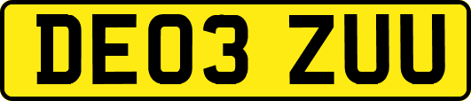 DE03ZUU