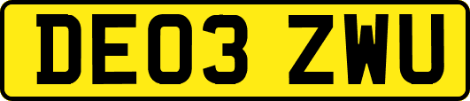 DE03ZWU