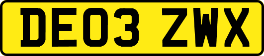 DE03ZWX