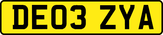 DE03ZYA