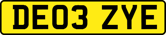 DE03ZYE