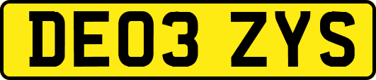 DE03ZYS