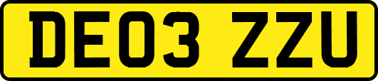 DE03ZZU