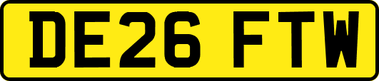 DE26FTW