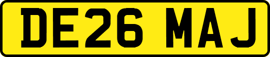 DE26MAJ