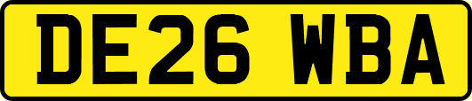 DE26WBA