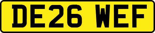 DE26WEF