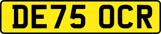 DE75OCR