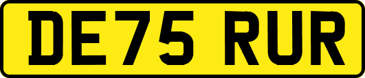 DE75RUR