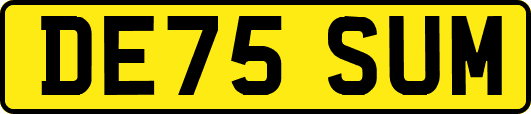 DE75SUM
