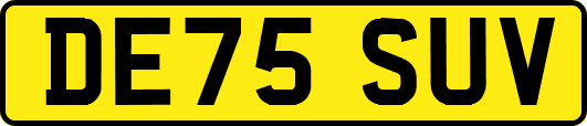 DE75SUV