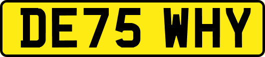 DE75WHY
