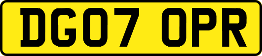 DG07OPR