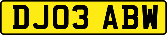 DJ03ABW