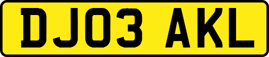 DJ03AKL