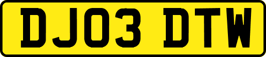 DJ03DTW