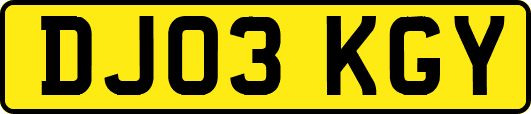 DJ03KGY