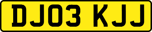 DJ03KJJ