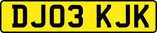 DJ03KJK