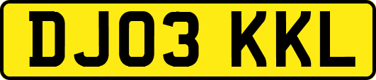 DJ03KKL