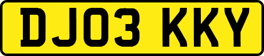 DJ03KKY