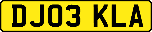 DJ03KLA