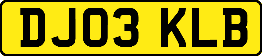 DJ03KLB