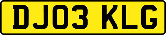 DJ03KLG