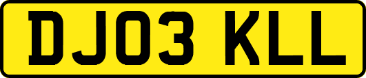 DJ03KLL