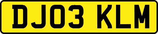 DJ03KLM