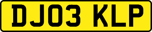 DJ03KLP