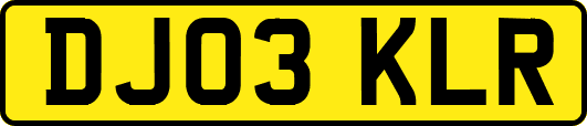DJ03KLR