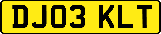 DJ03KLT